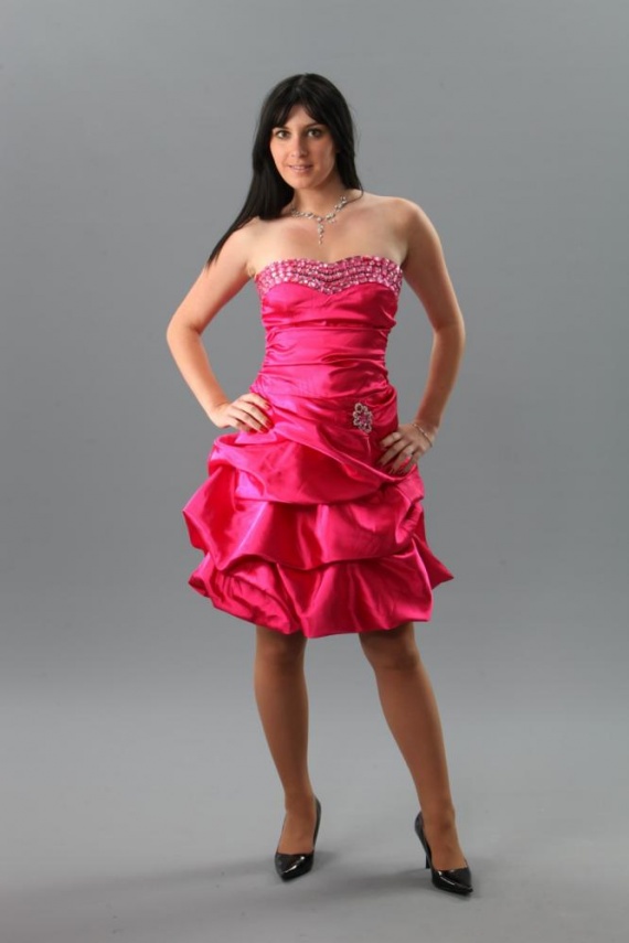 Robe,de,soiree,cocktail,Camelia,Fushia